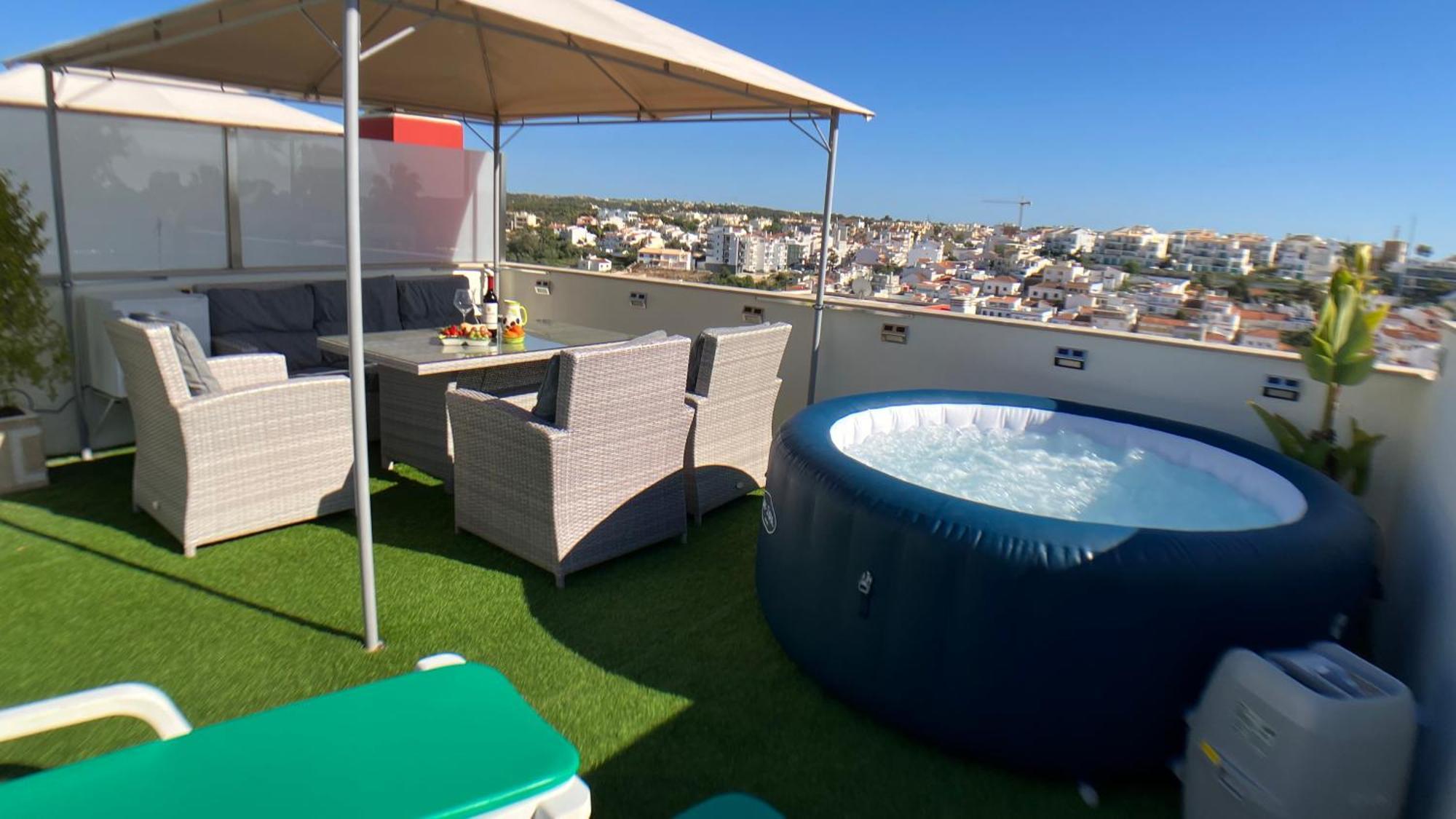 Apartment Beta - 2 Bedrooms, Private Rooftop Patio With Hot Tub, Bbq And View Ferragudo  Eksteriør billede